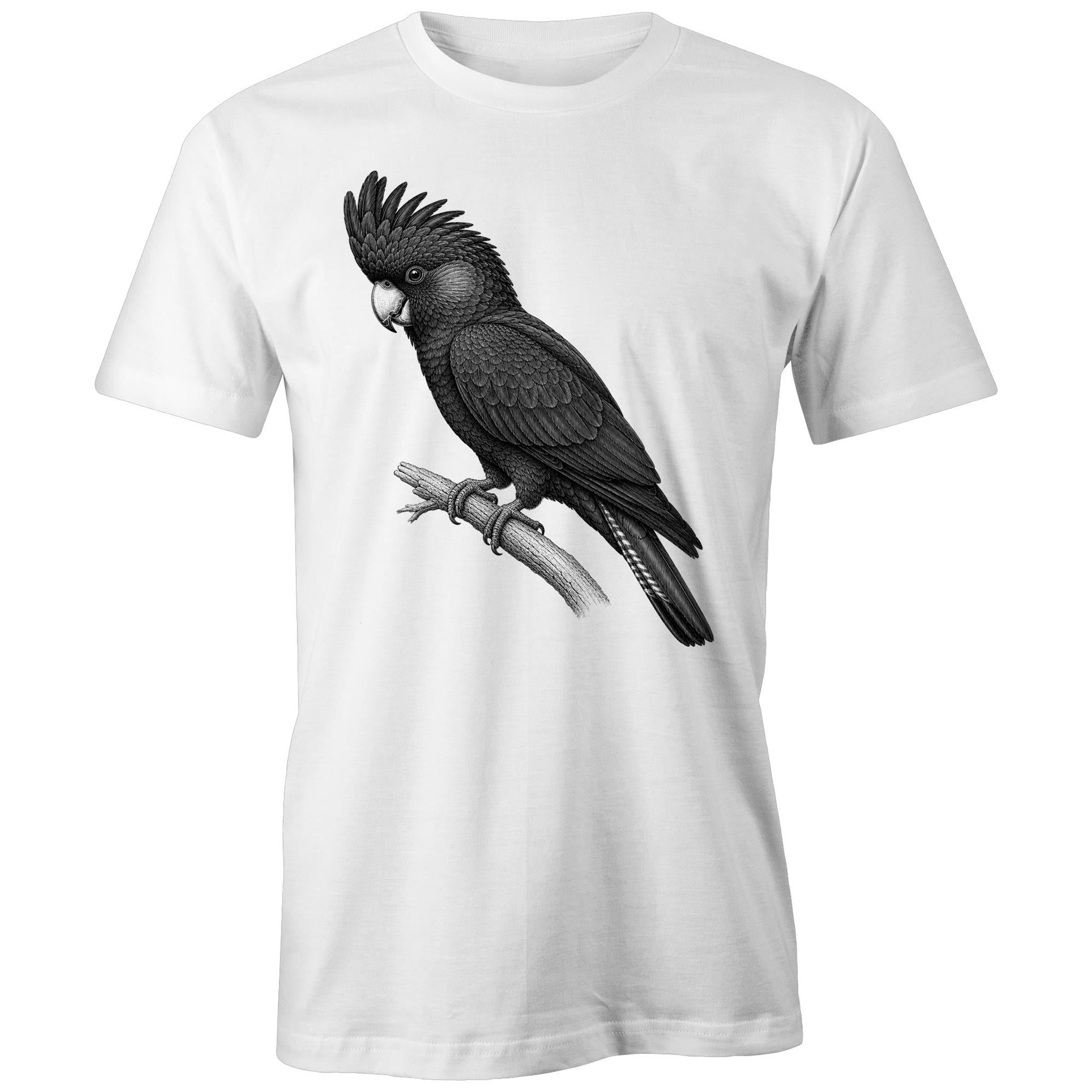 Black Cockatoo Sketch - Organic Tee